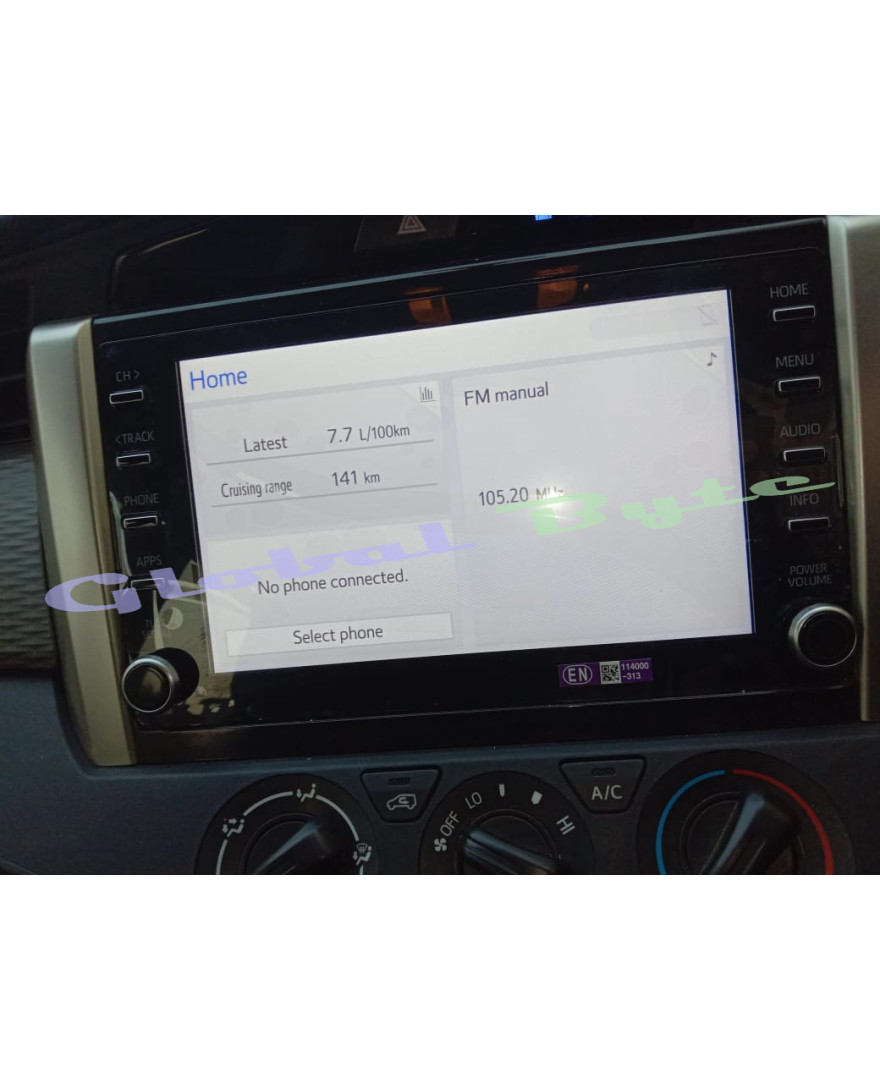 Global Byte Toyota CRYSTA 2020 Rear Camera Solution | CAM/SOL-TO-CYT20